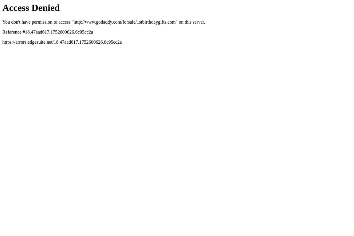 1st birthday gifts homepage