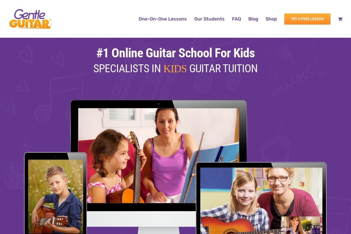 Gentle Guitar homepage