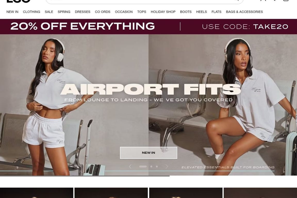 Ego Shoes (US & CA) homepage