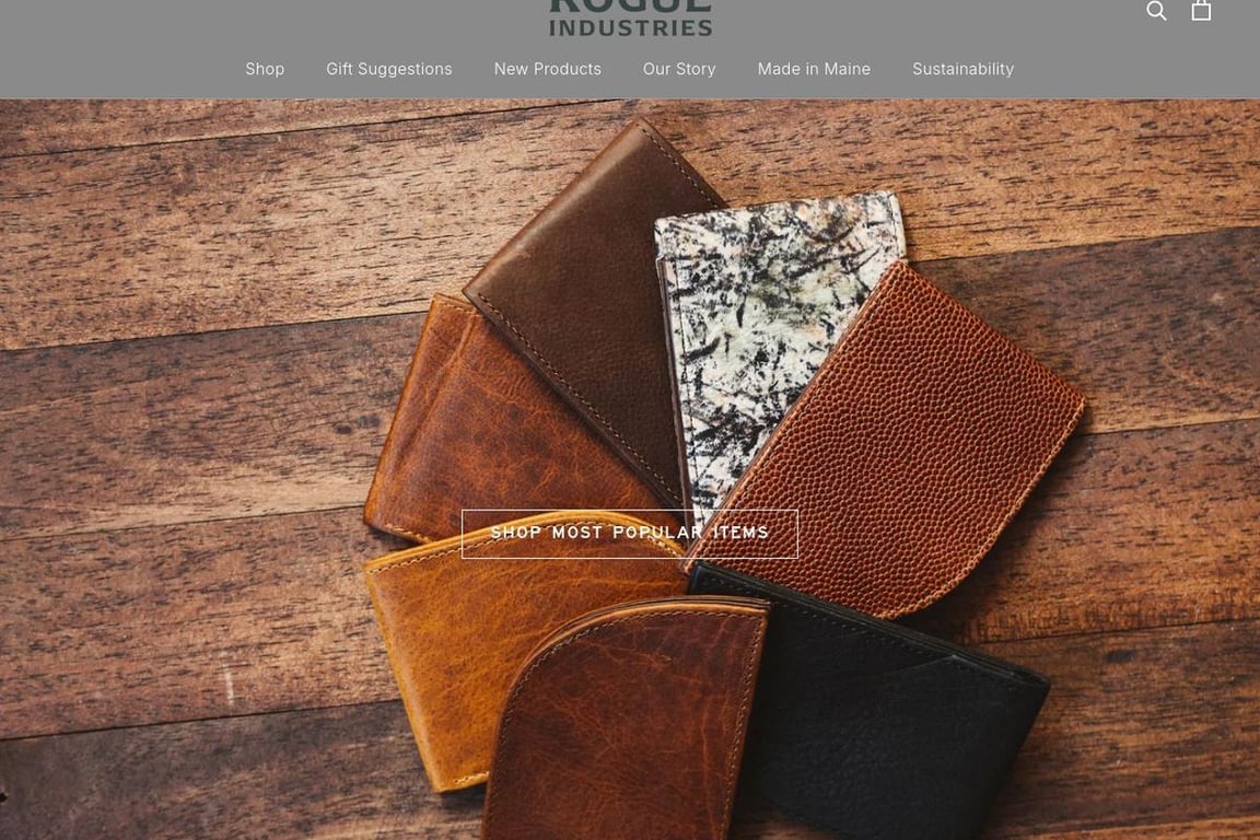 Rogue Industries homepage