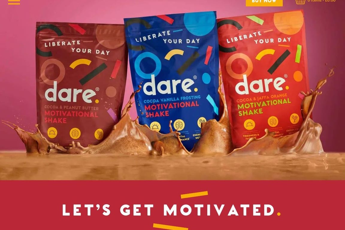 Dare Motivation homepage
