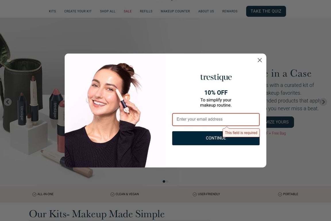 TreStique homepage