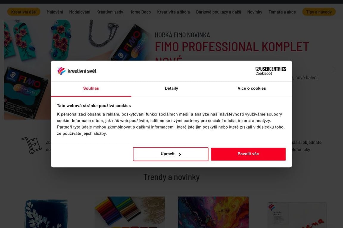 Kreativnisvet homepage