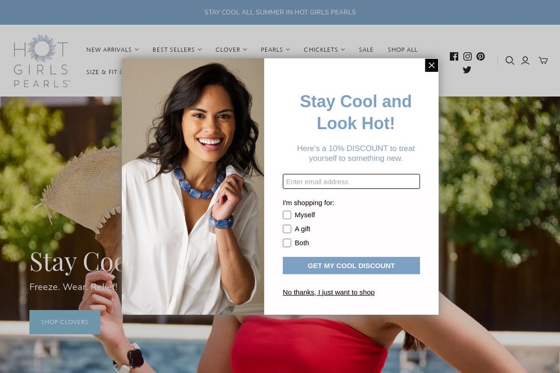 Hot Girls Pearls homepage