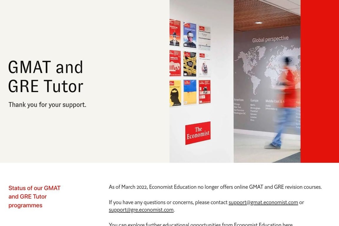 Economist GMAT Tutor homepage