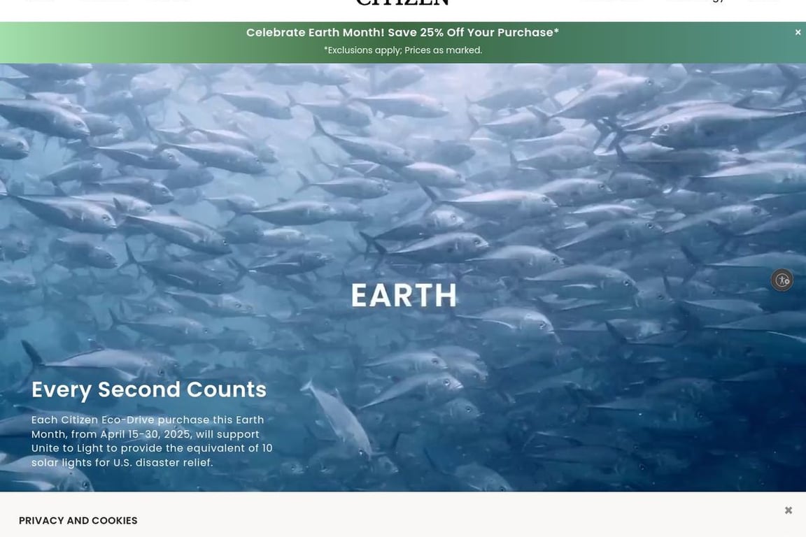 Citizen Watch homepage