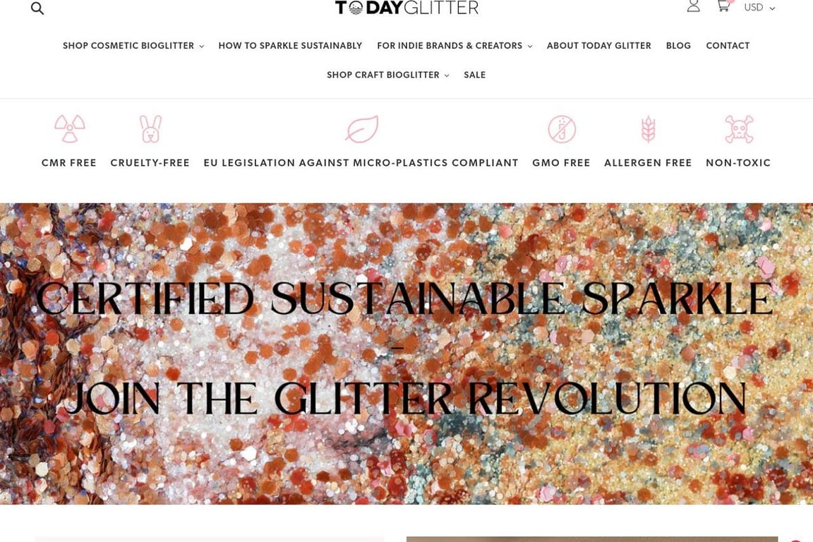 Today Glitter homepage
