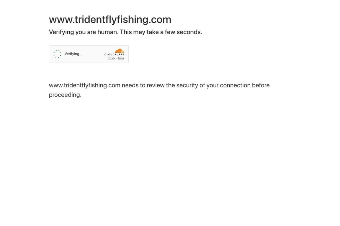 Trident Fly Fishing homepage