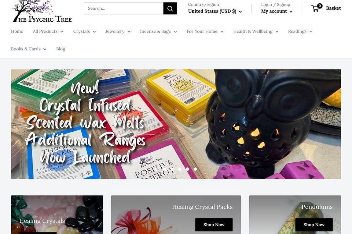 The Psychic Tree homepage
