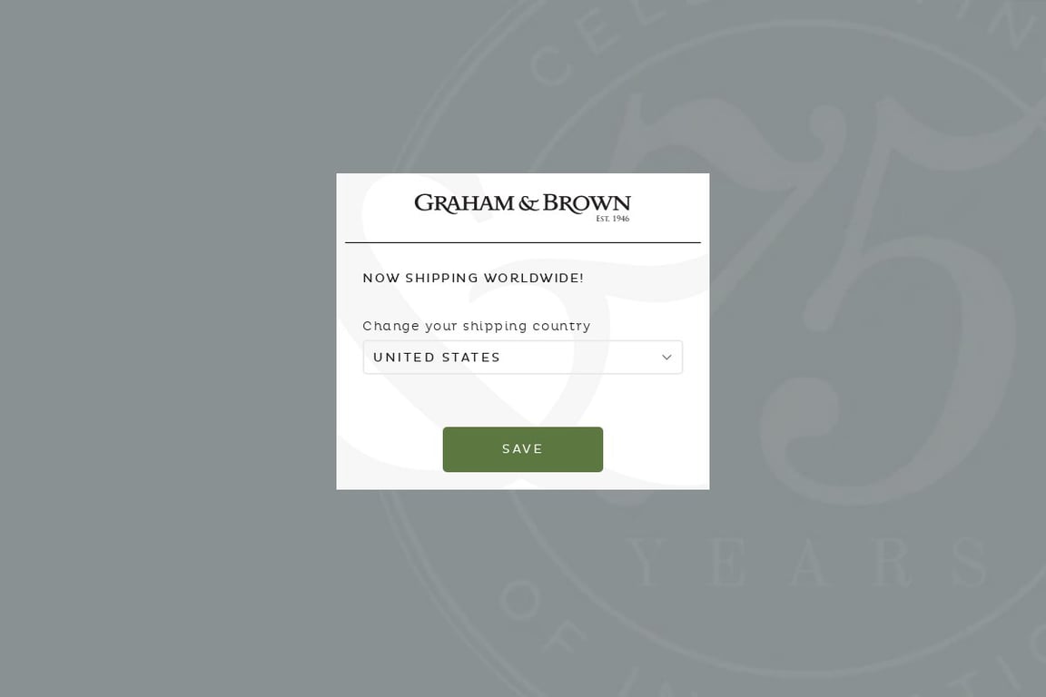 Graham & Brown UK homepage
