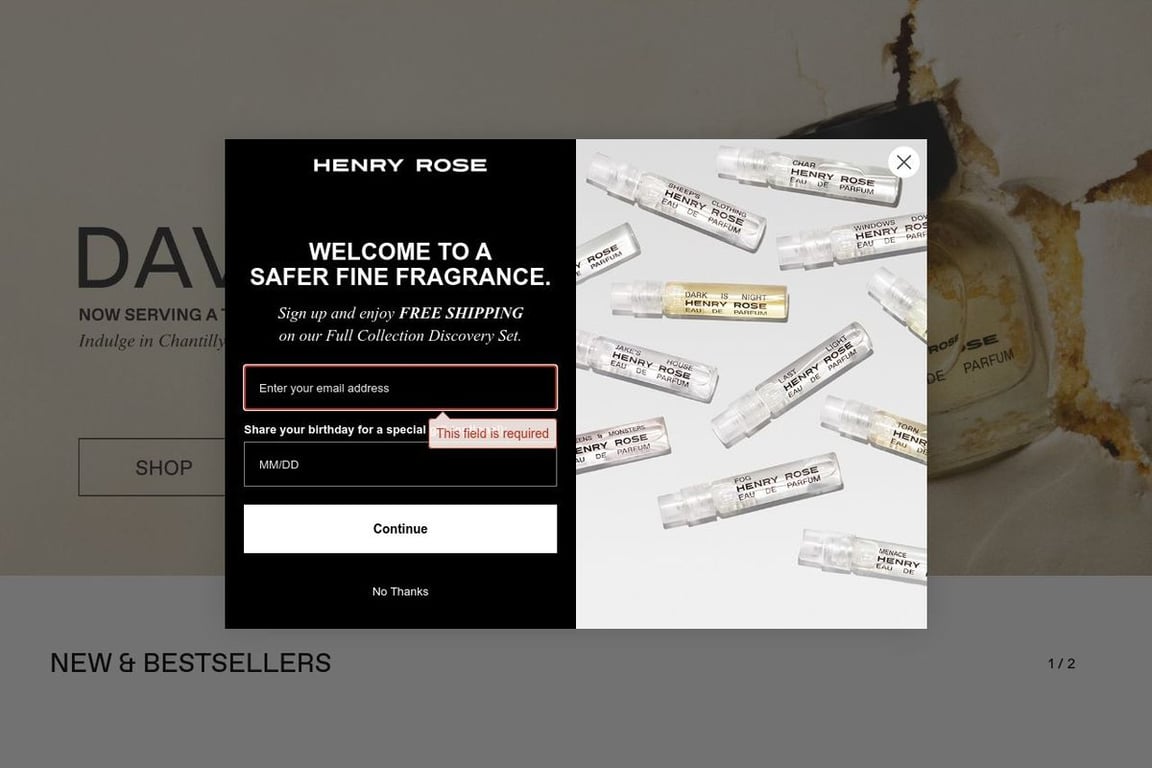 Henry Rose homepage