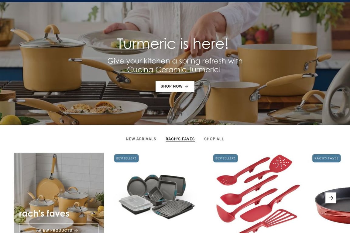 Rachael Ray homepage