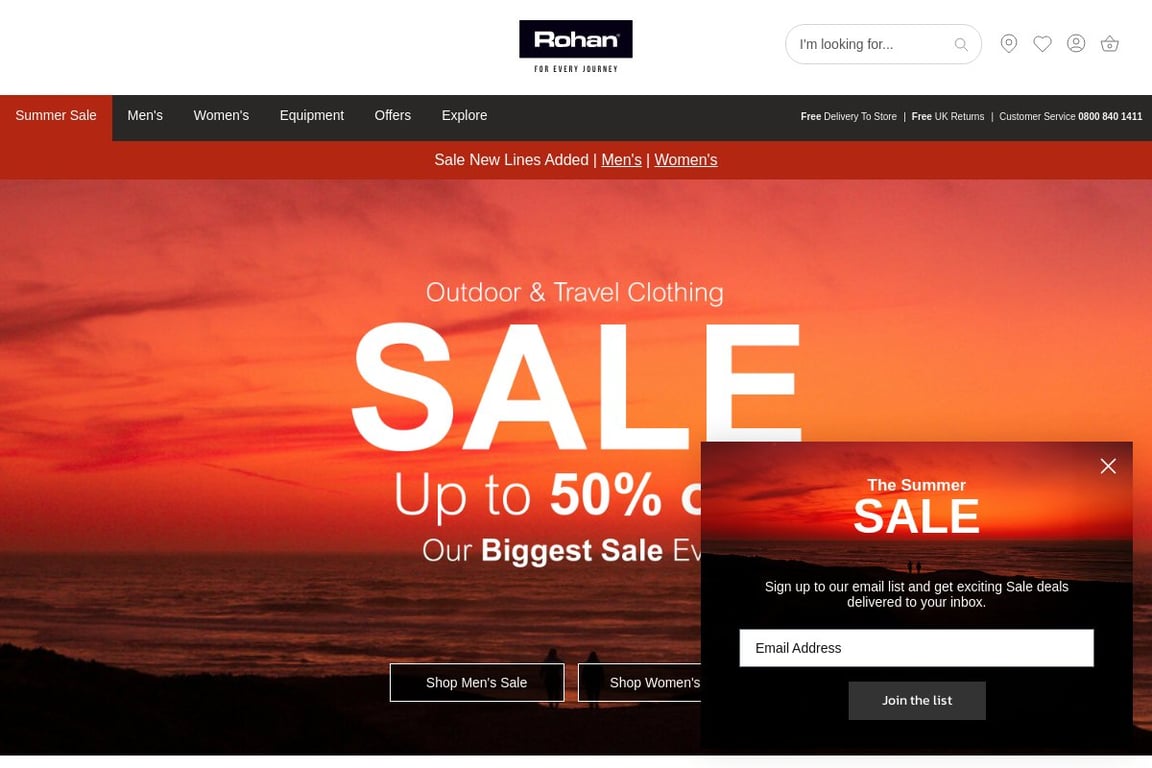 Rohan homepage