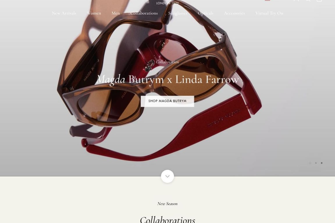 Linda Farrow homepage