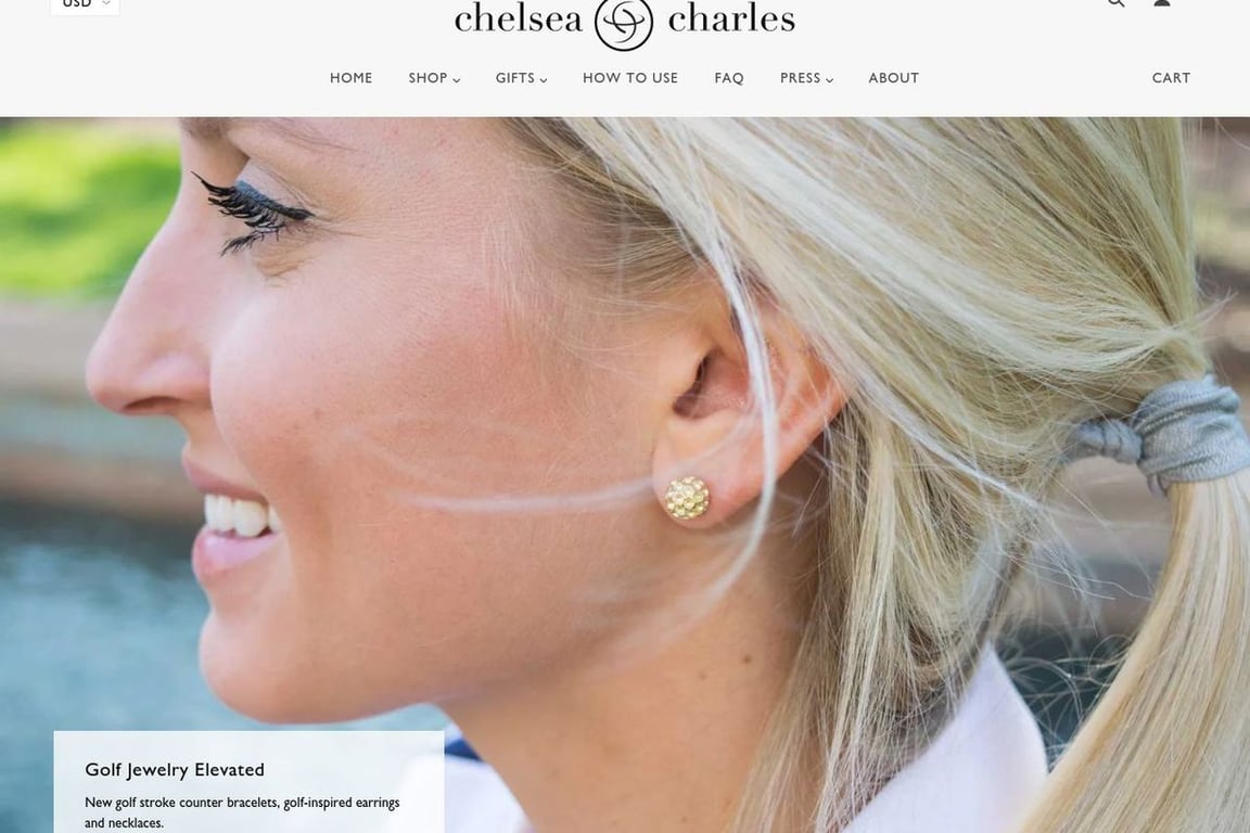 Chelsea Charles Jewelry homepage