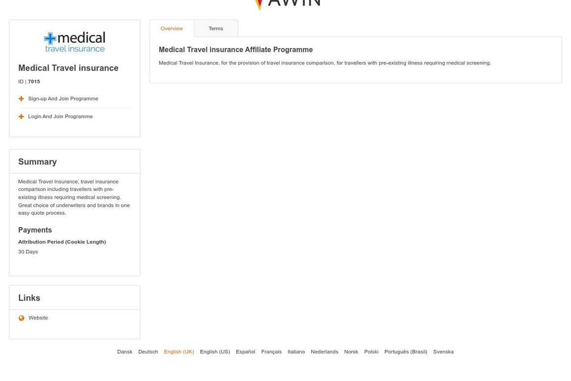 Medical Travel insurance UK Affiliate Program Everything You Need to