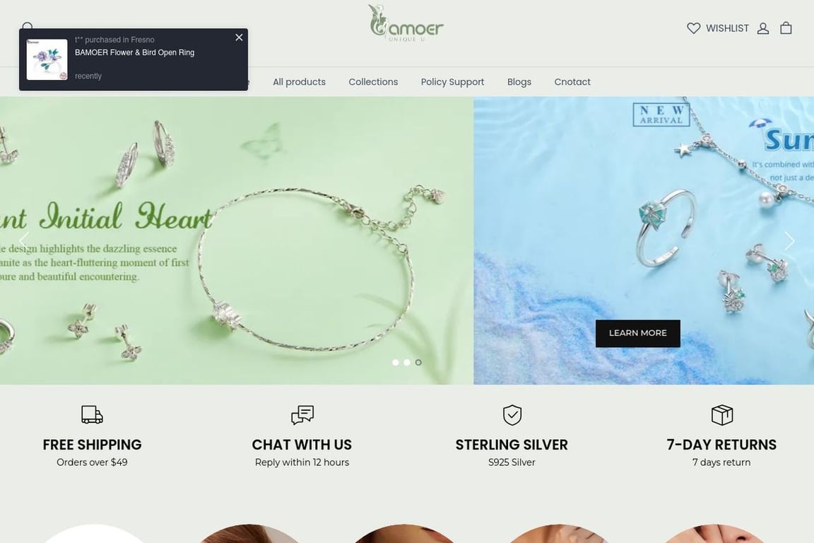 Bamoer homepage