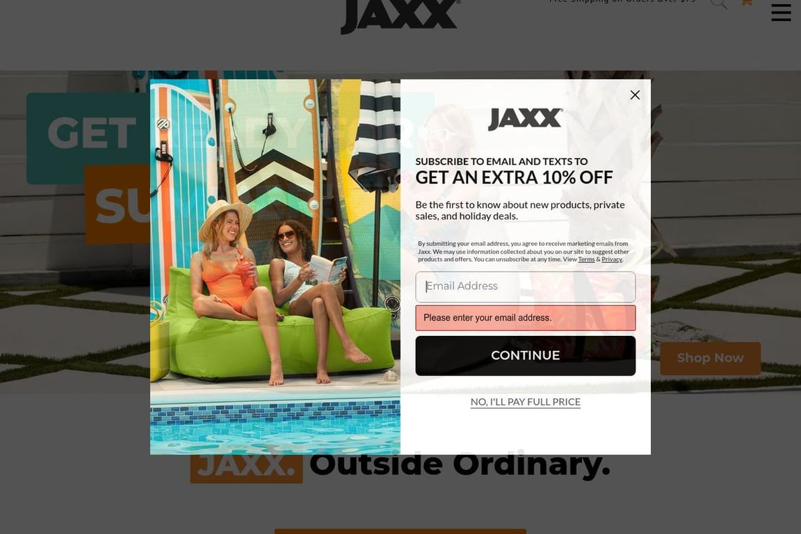 JAXX homepage