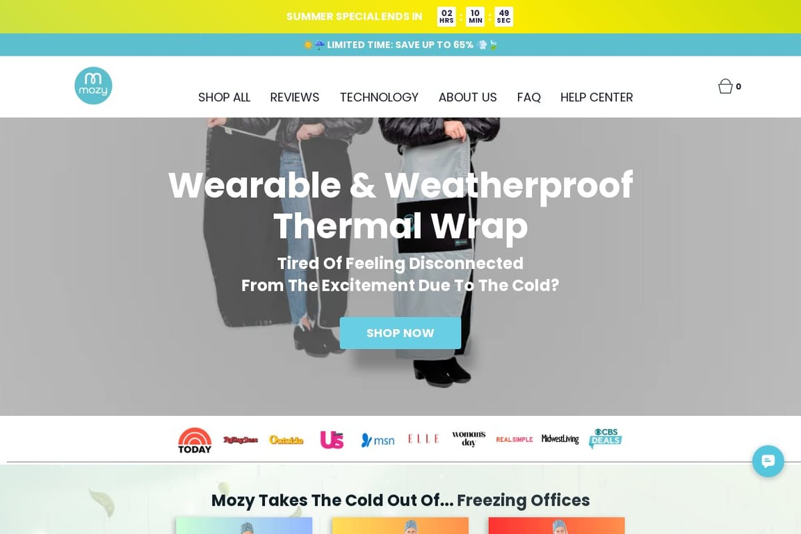 Mozy homepage