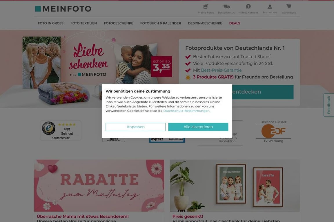 Meinfoto homepage