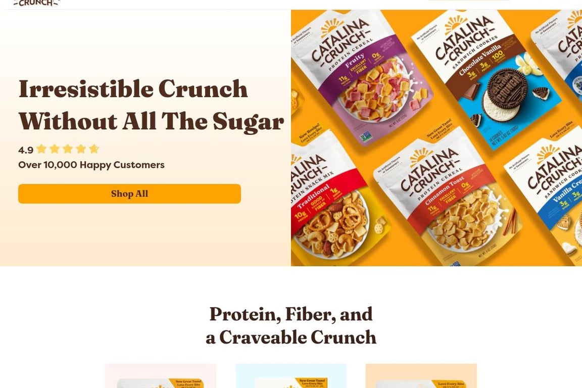 Catalina Crunch homepage