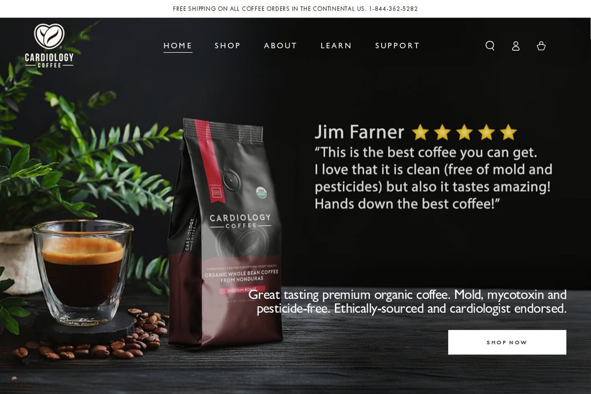 Cardiology Coffee homepage