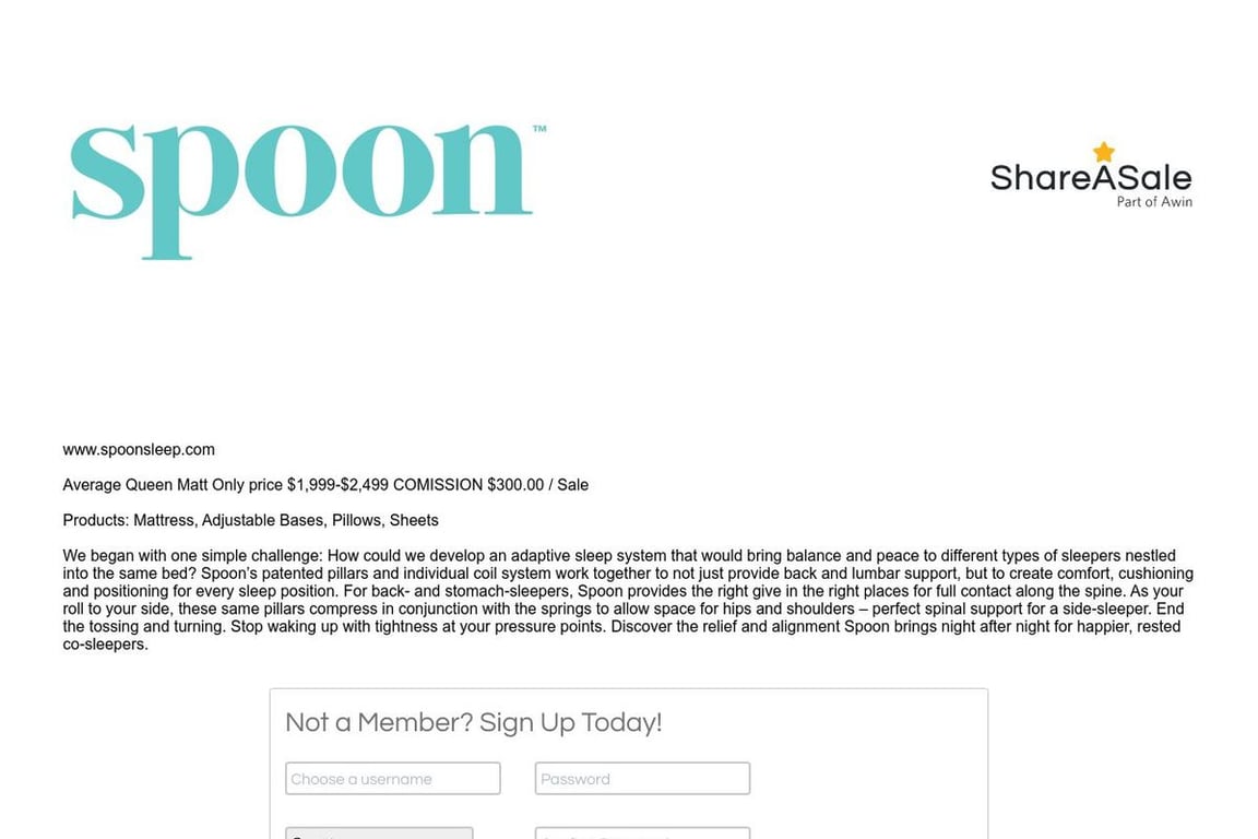 Spoon Sleep Affiliate Program Everything You Need to Know (2024)