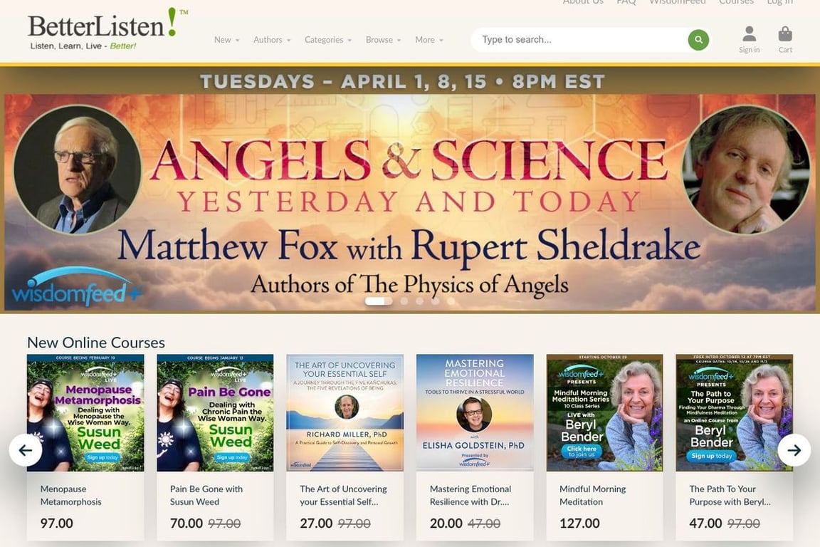 BetterListen! homepage