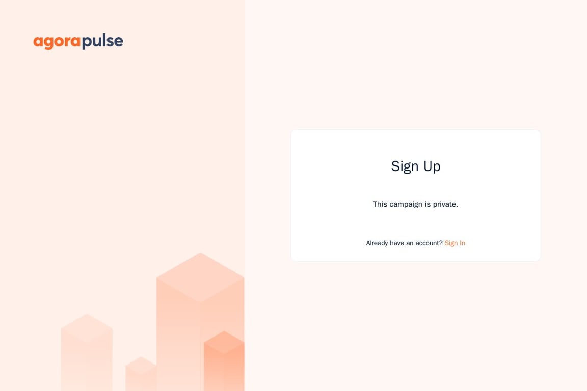Agorapulse affiliate program signup page