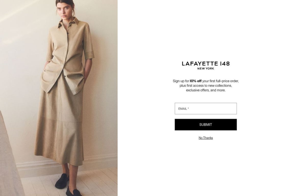 Lafayette 148 NY homepage