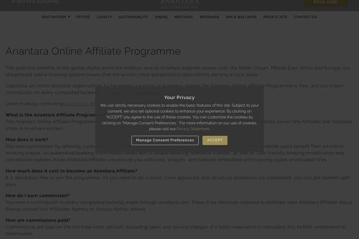 Anantara Resorts Affiliate Program Everything You Need to Know (2024)