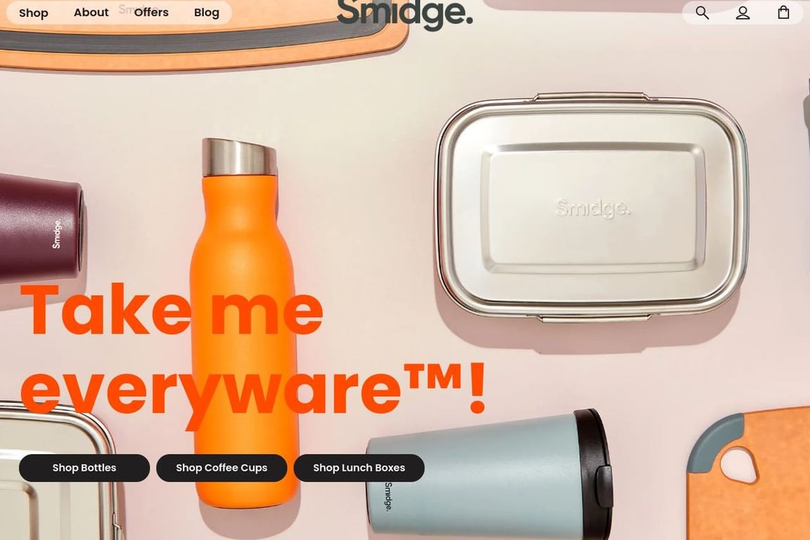 Smidge homepage