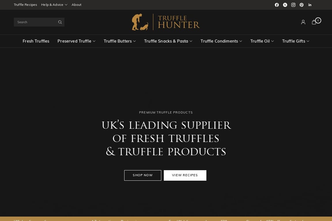 TruffleHunter homepage