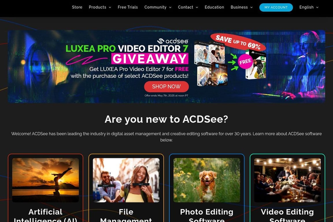 ACDSee homepage