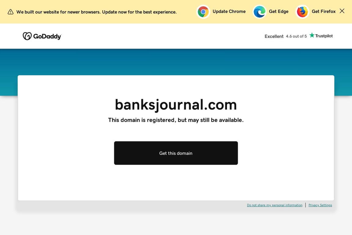 Banks Journal homepage