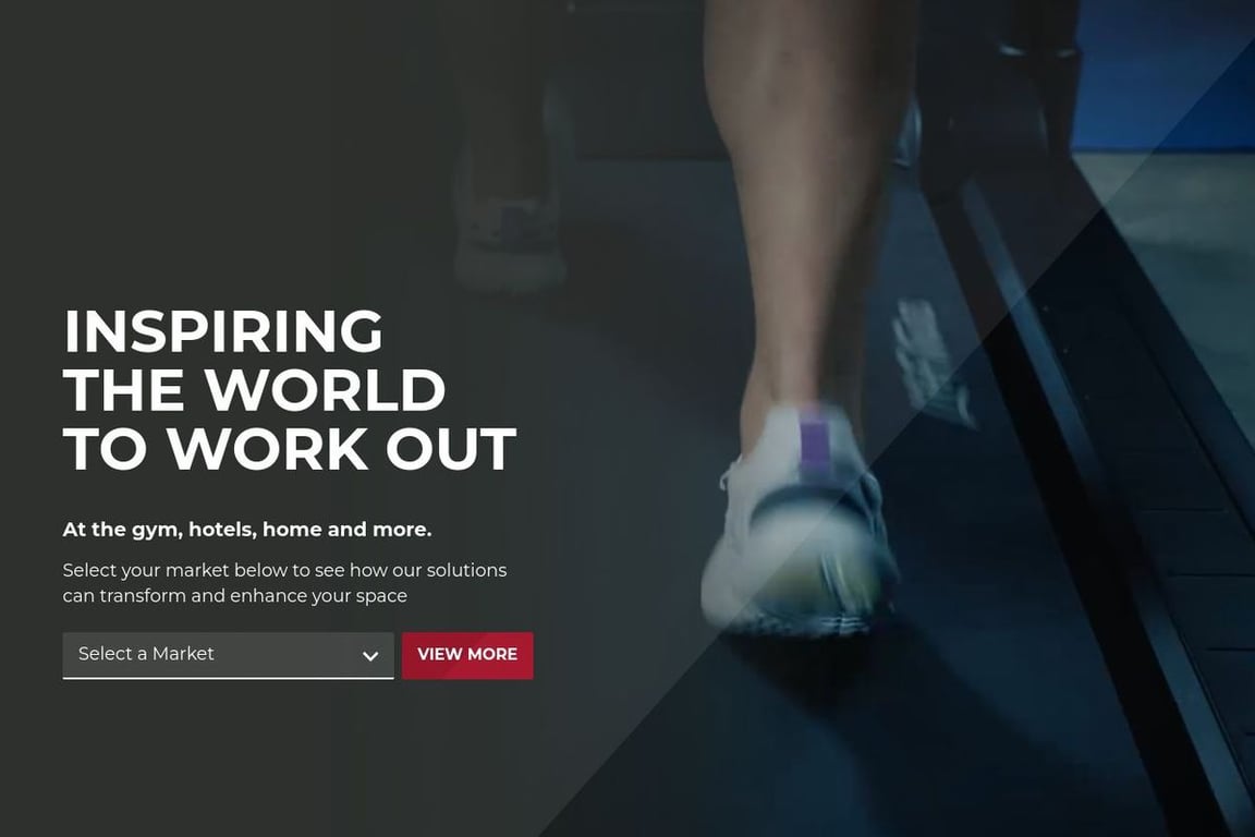 Life Fitness homepage