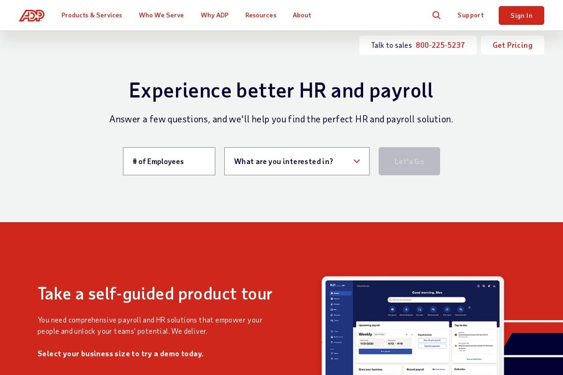 ADP, LLC homepage