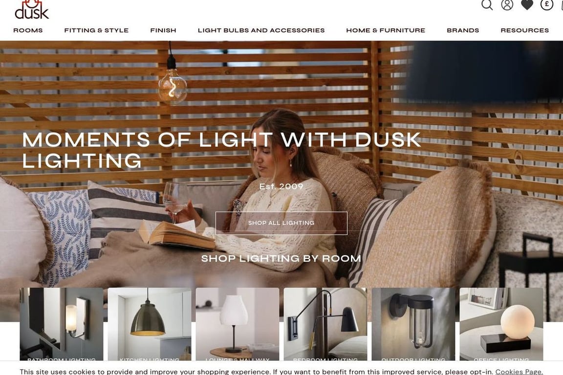 Dusk Lighting homepage