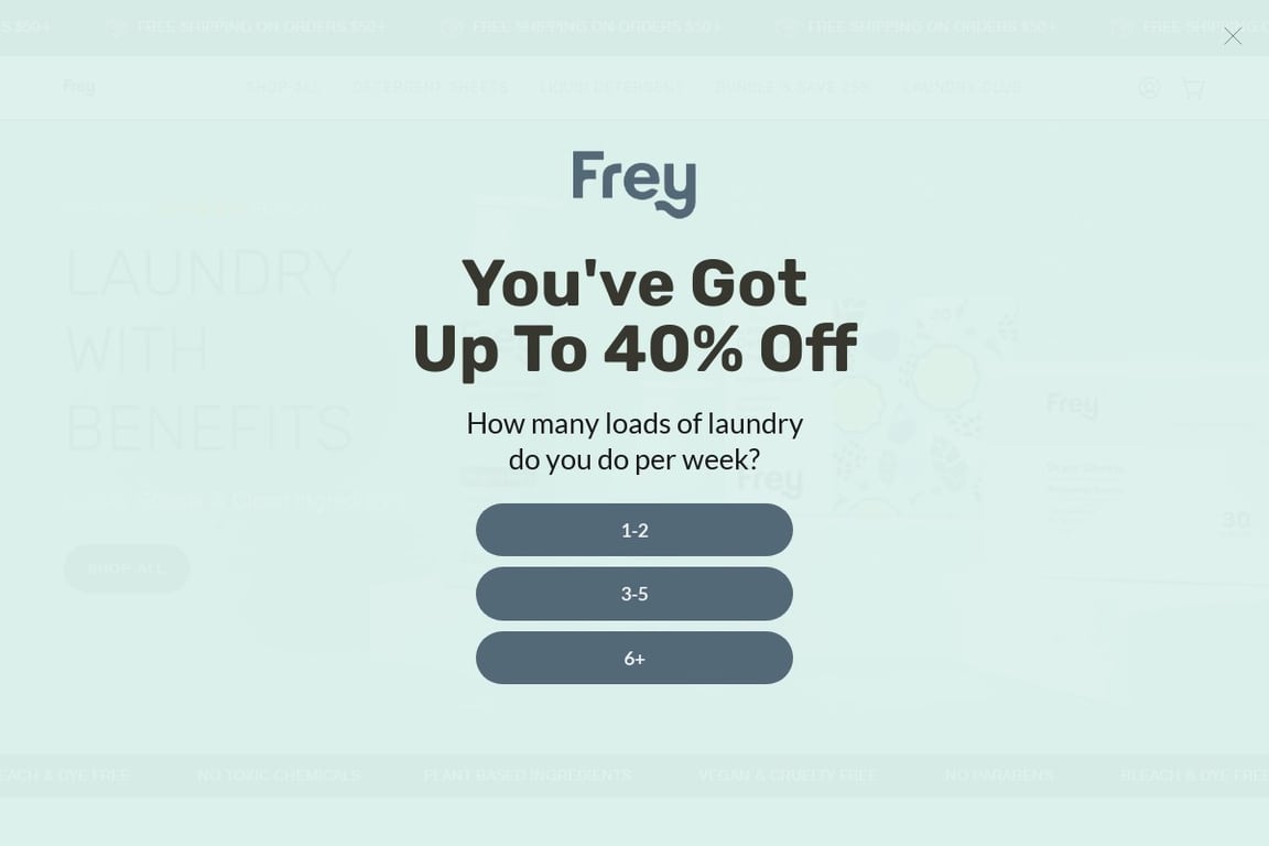 Frey homepage