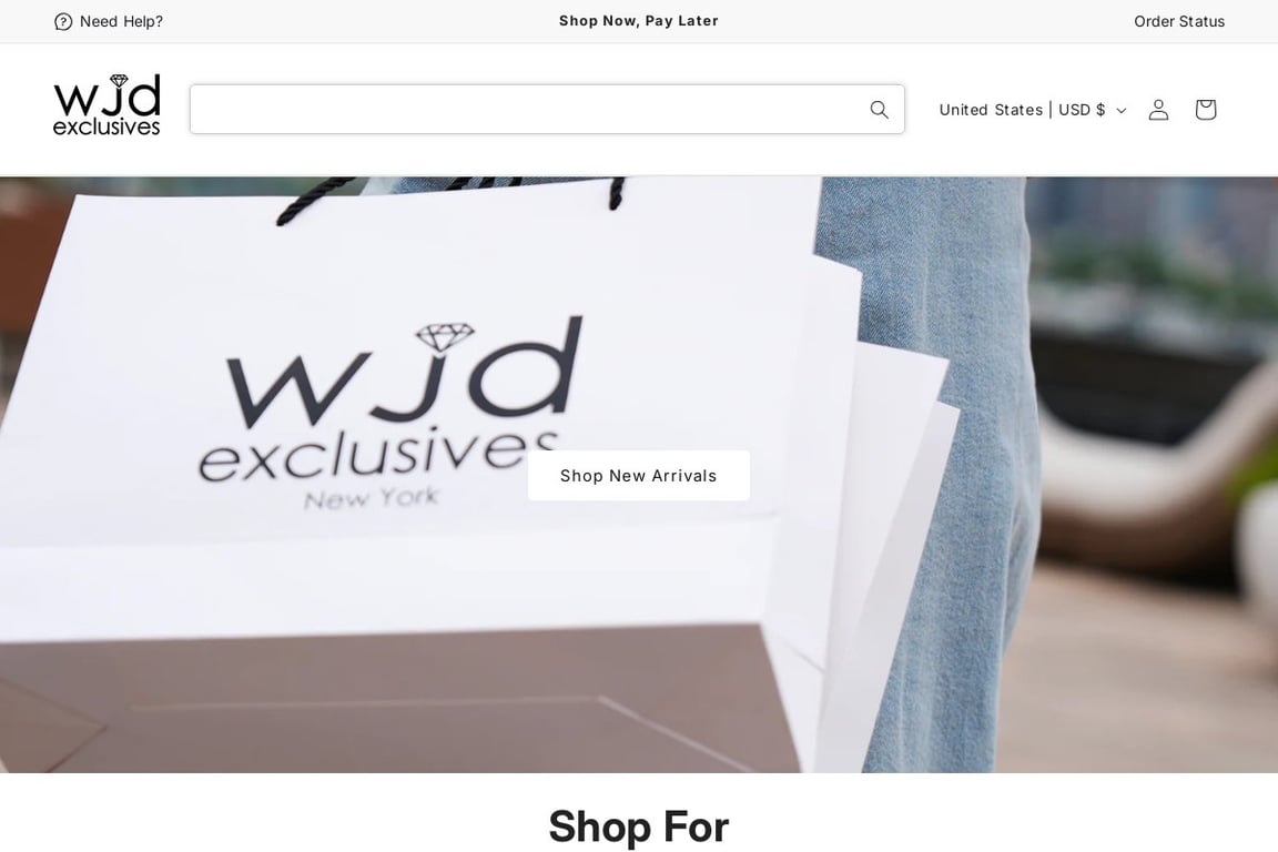 WJD Exclusives homepage