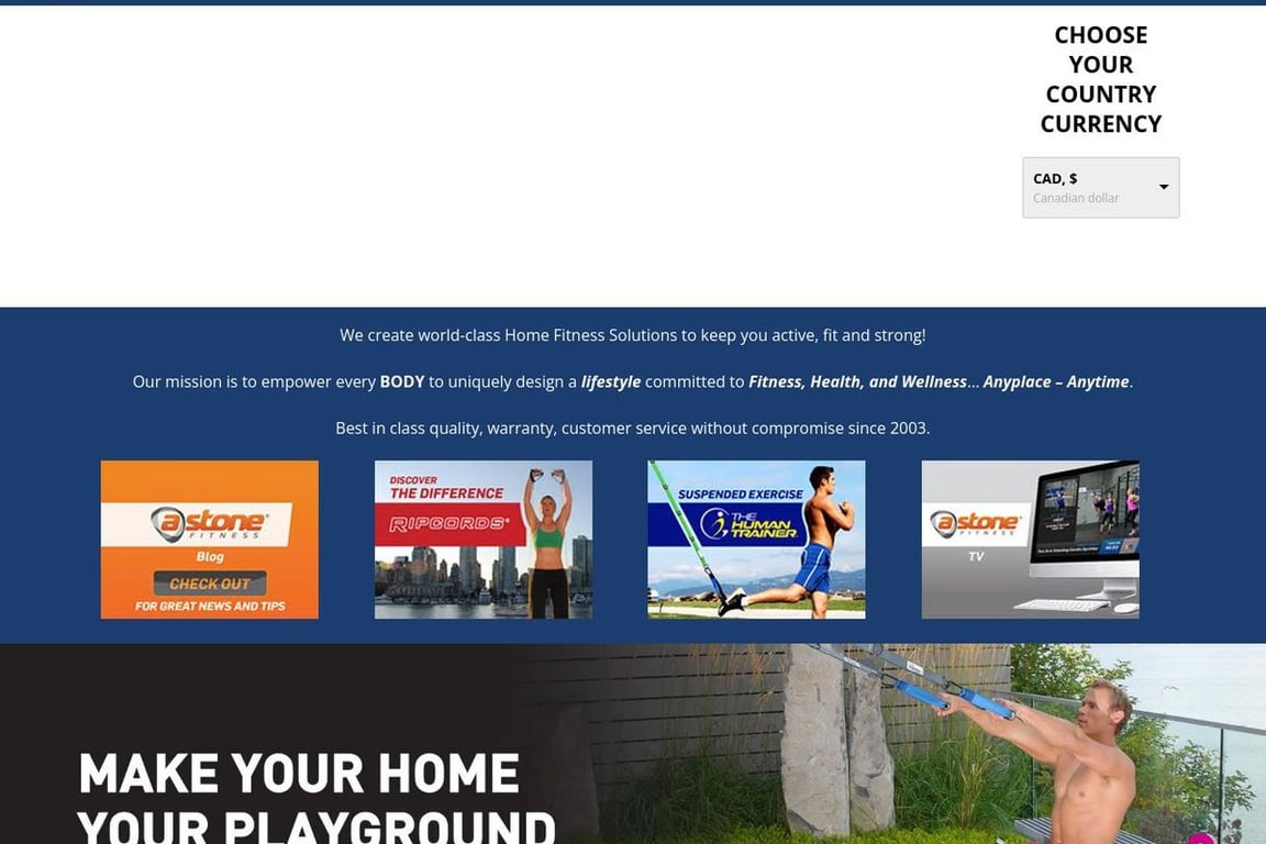The Human Trainer / Astone Fitness Ltd. homepage