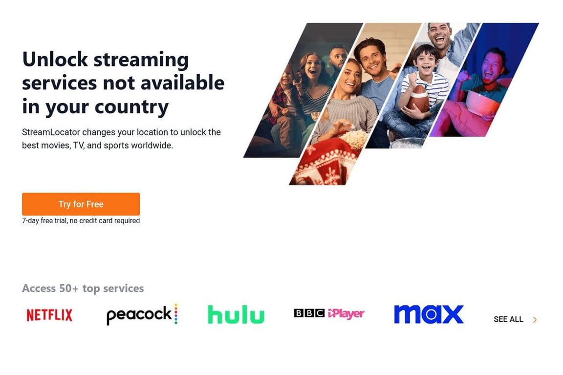 StreamLocator homepage