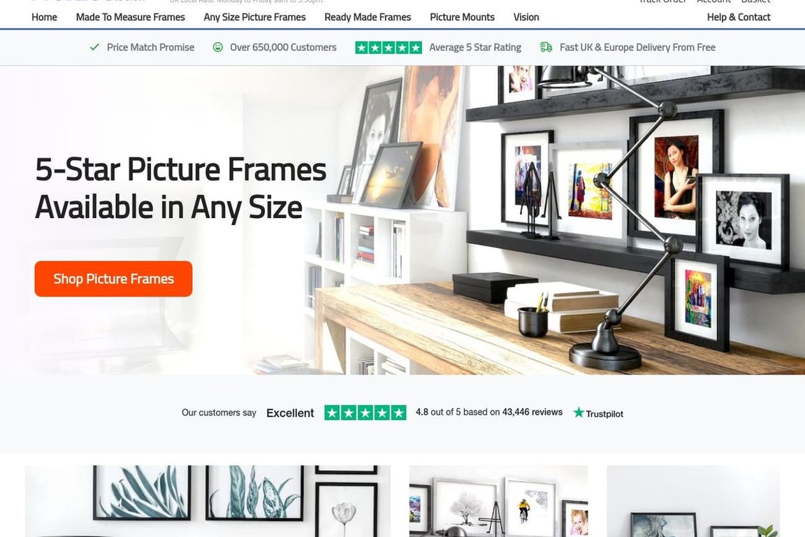 Frames homepage