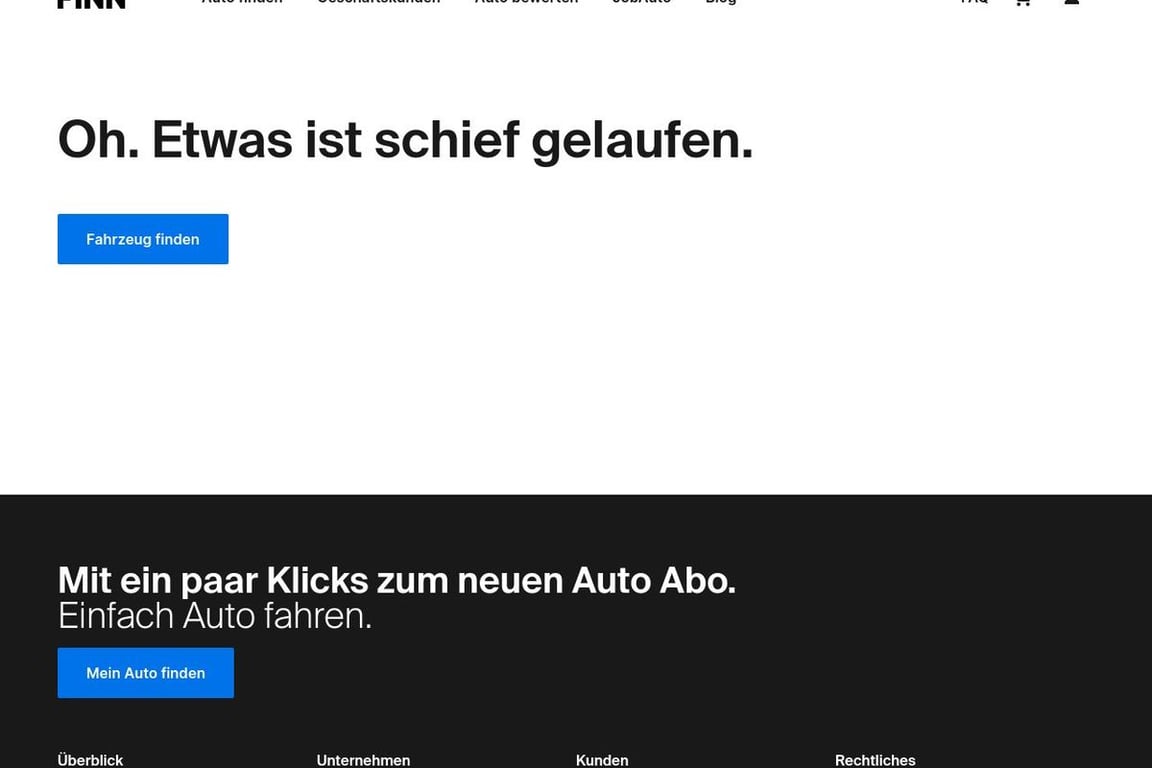 FINN homepage
