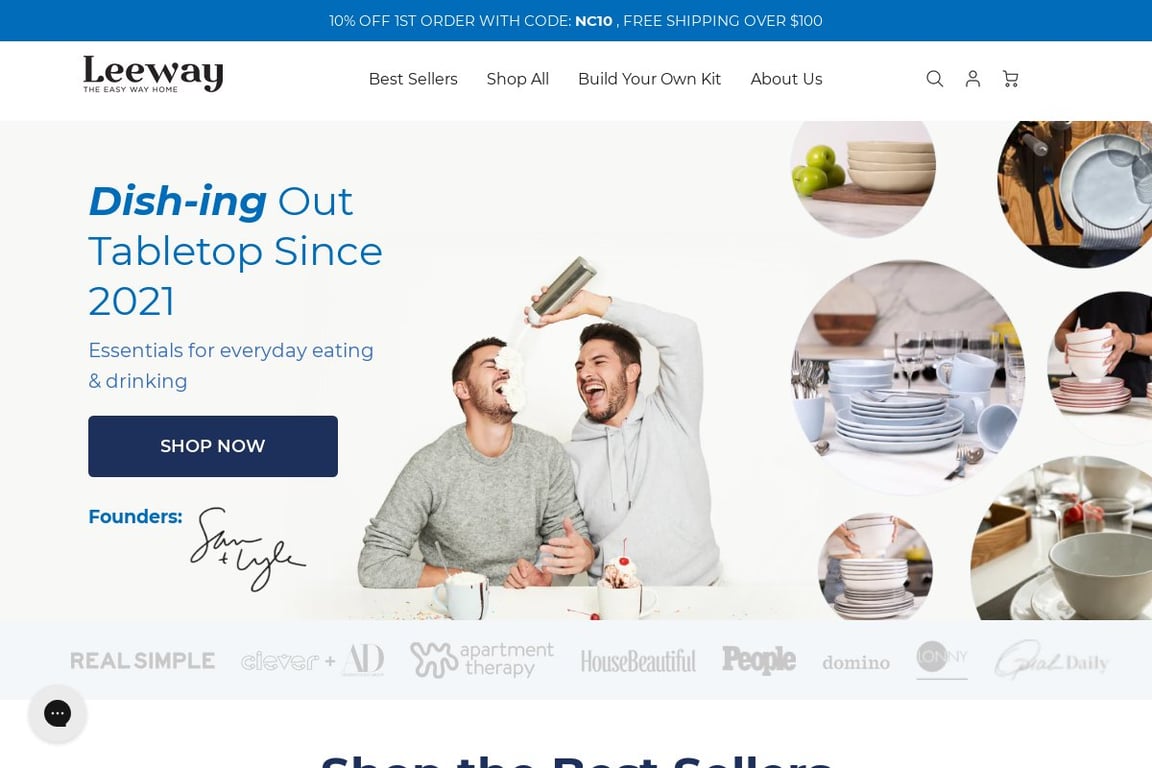 Leeway homepage