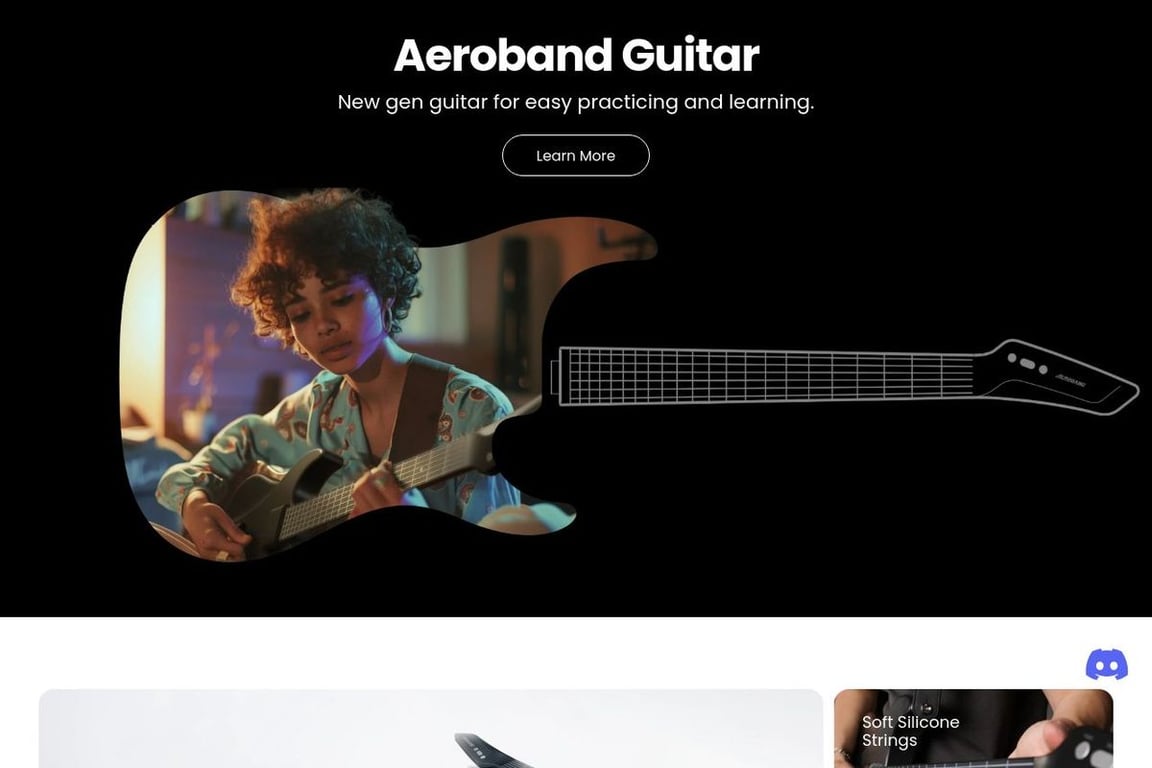 AeroBand homepage