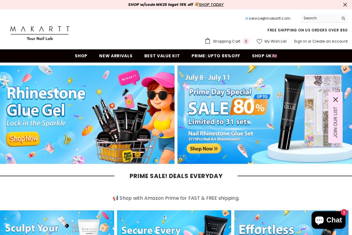 Makartt homepage