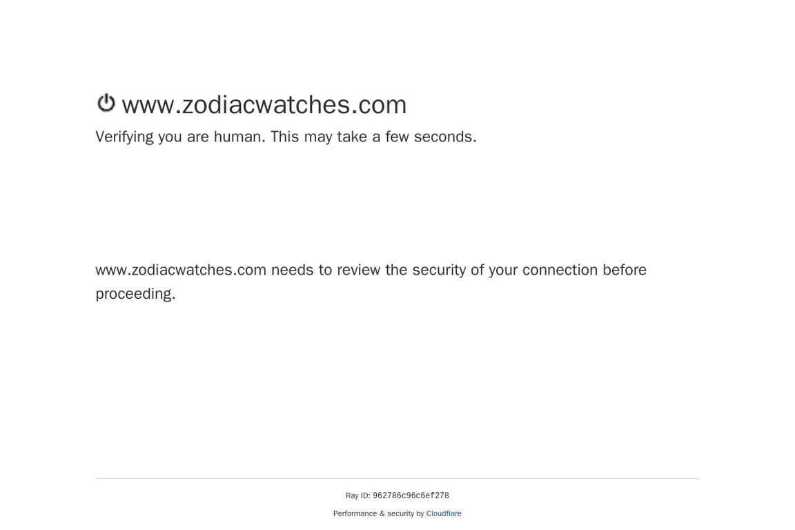 Zodiac Watches homepage