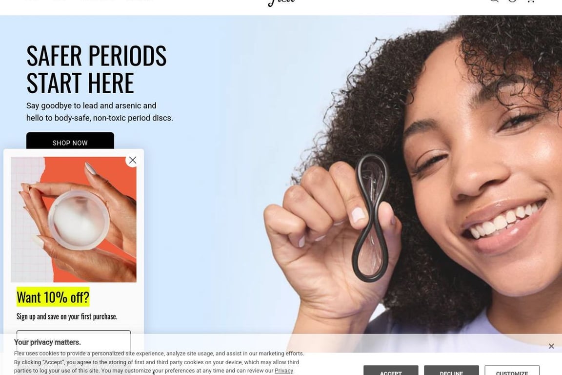 The Flex Company homepage