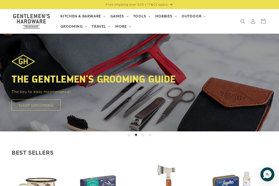 Gentlemen’s Hardware homepage